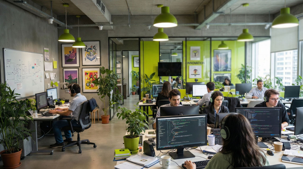 Equipe Talko trabalhando em automação de WhatsApp com IA